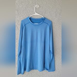 lululemon athletica Sky Blue Long Sleeve Tee
